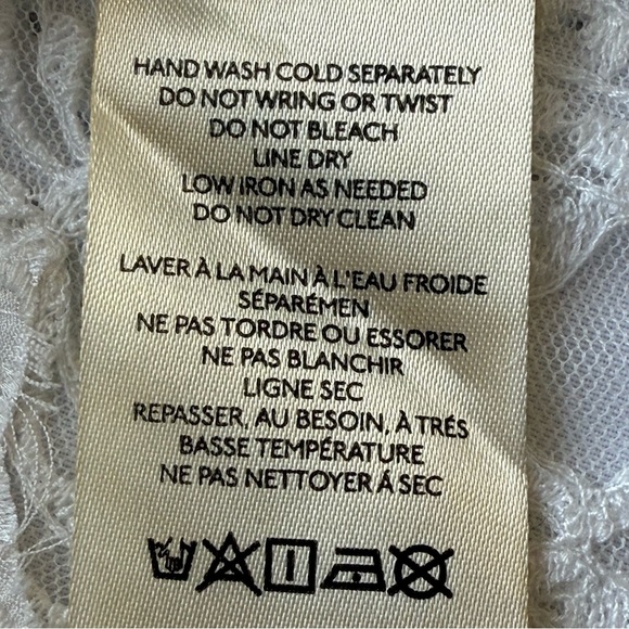 Free People White Lace Midi Skirt - Picture 7 of 8